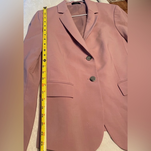 Theory Carissa wool mauve dusty pink blazer - Picture 7 of 7